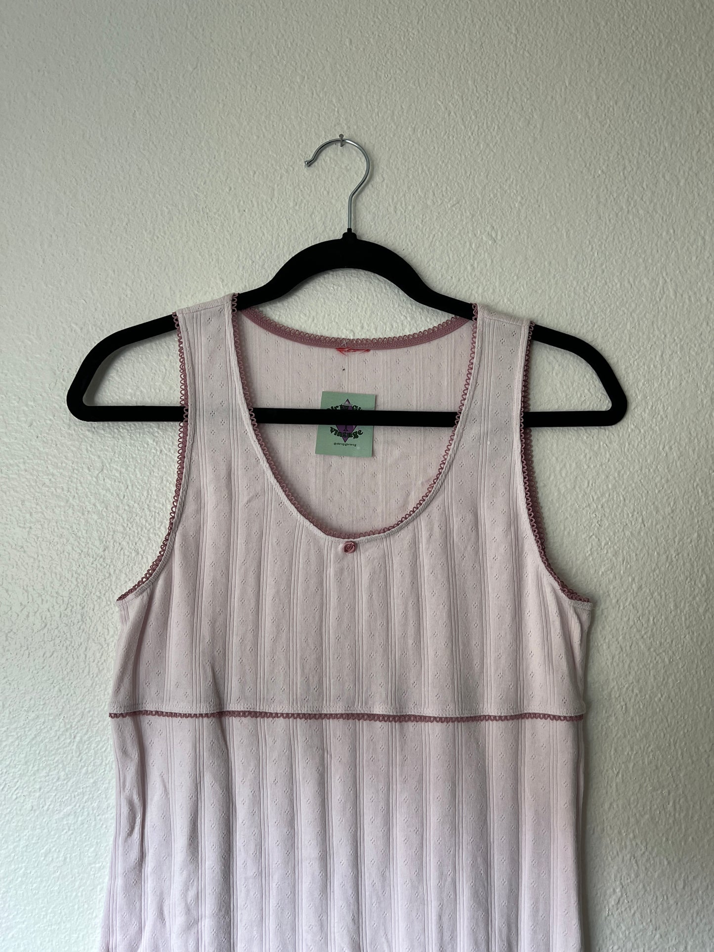 Pink Pointelle Dress (xs/s)