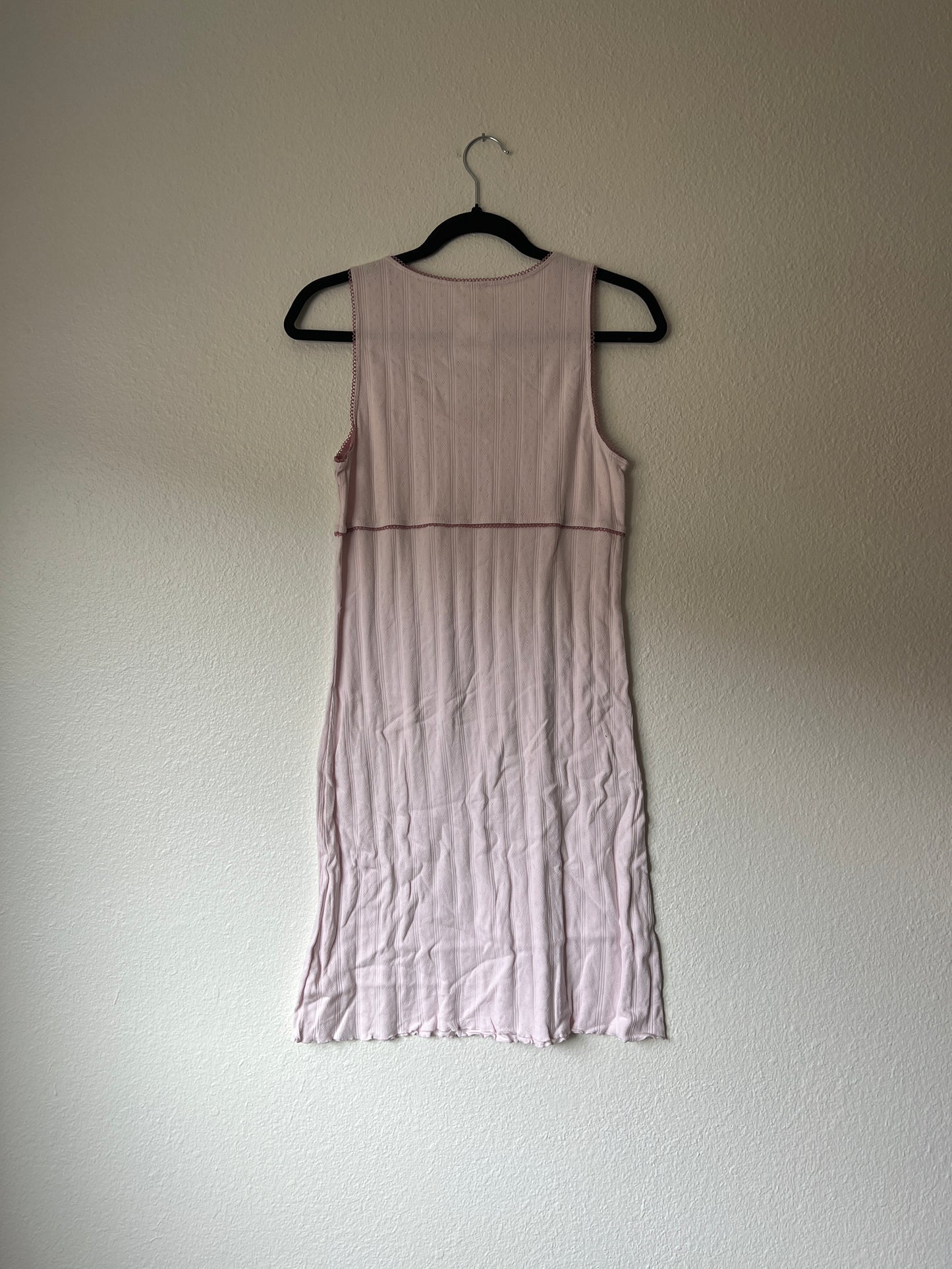 Pink Pointelle Dress (xs/s)