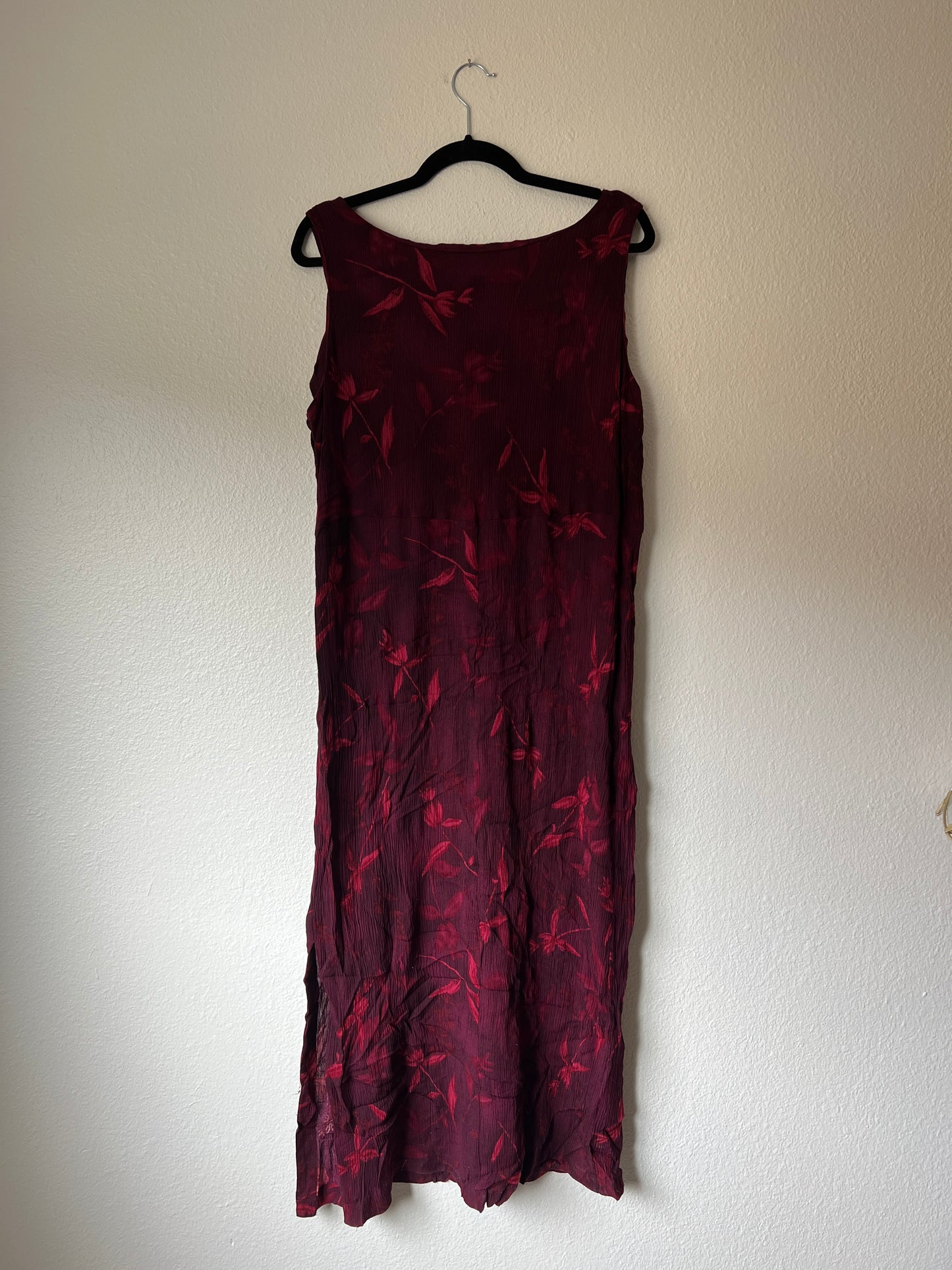 Maroon Maxi Dress (l/xl)
