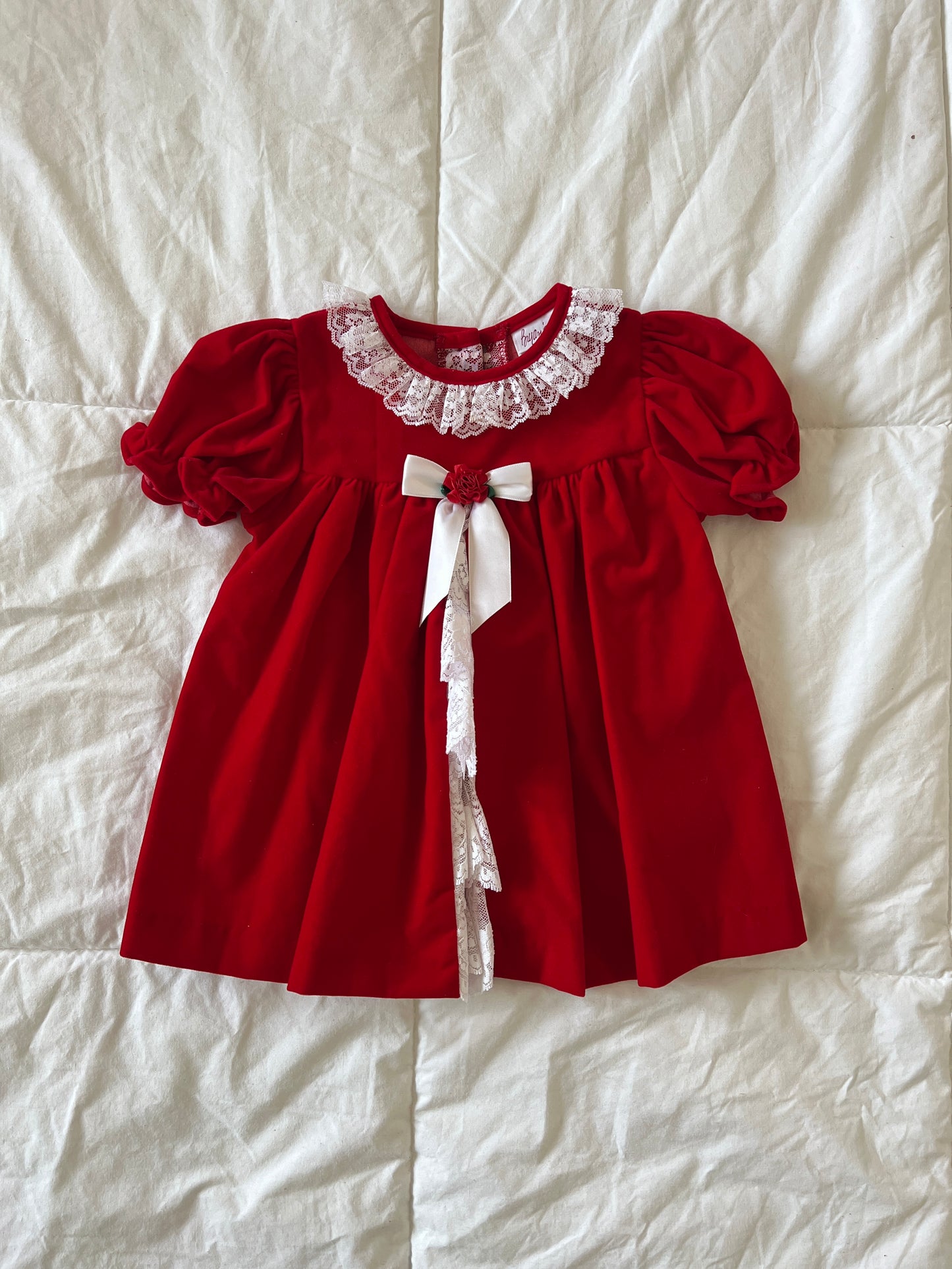 Red Baby Dress (12mo)