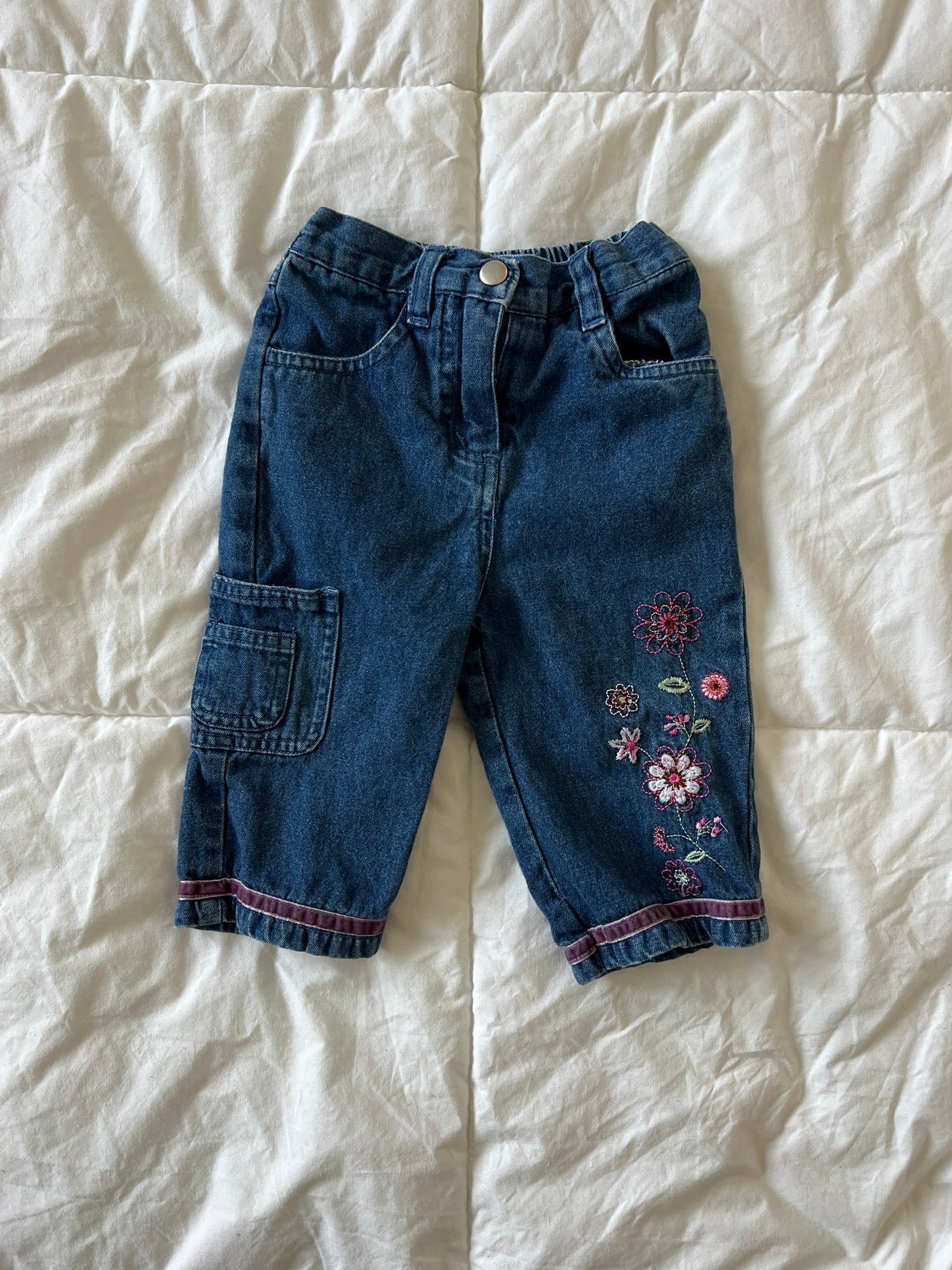 Flower Baby Jeans (12mo)