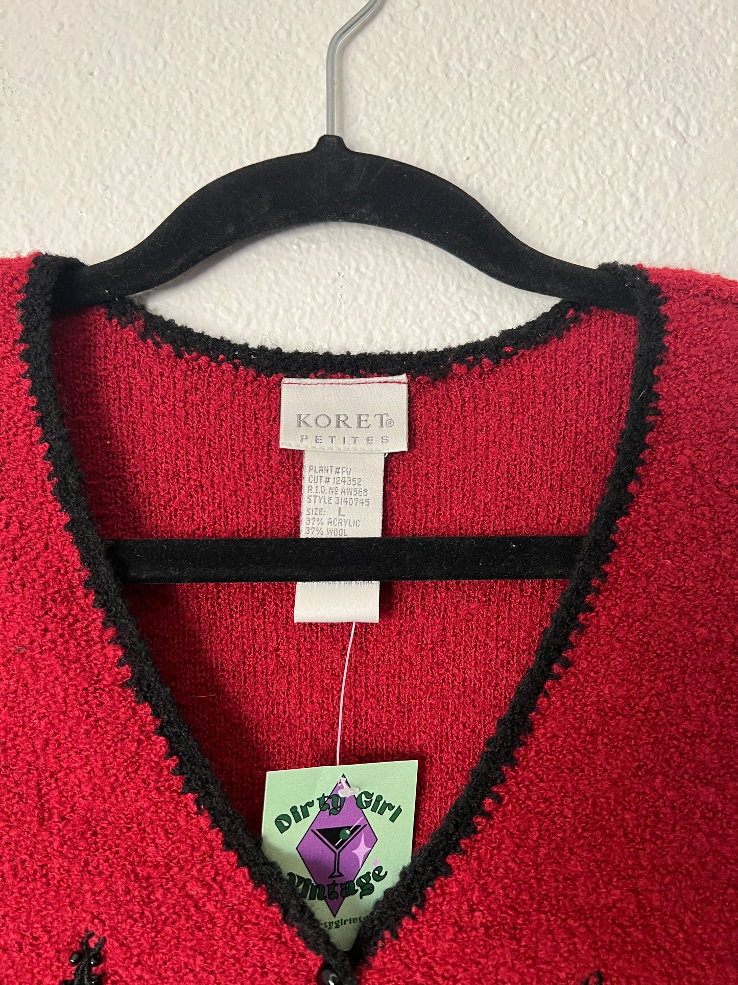 Vintage Rose Vest (l)