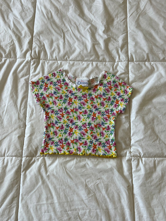 Floral Baby Tee "In Design" (2T)