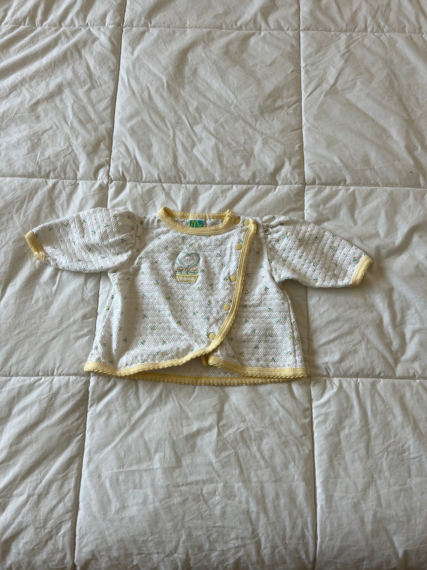 McKids Yellow Snap Up Blouse (3/6mo)
