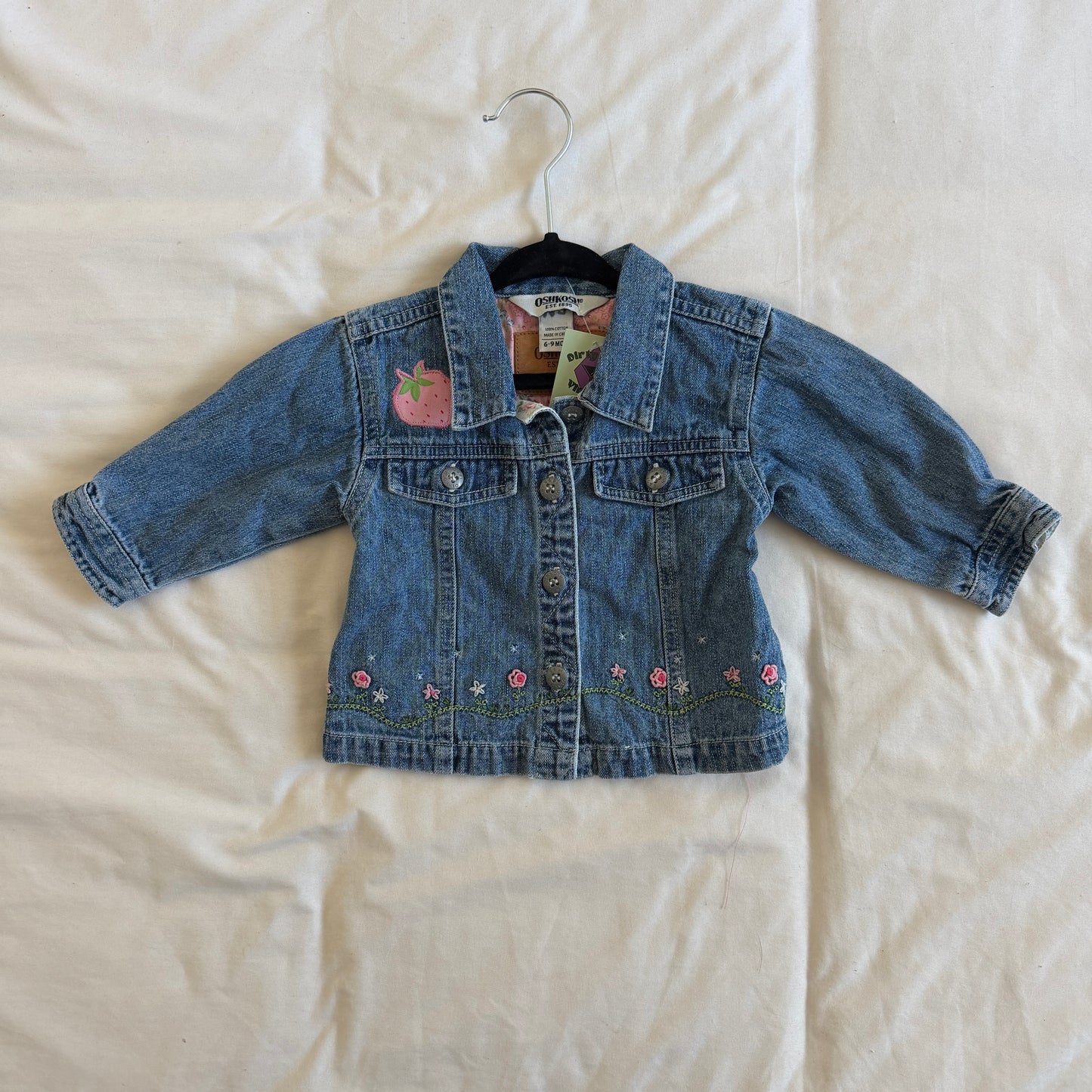 Strawberry Shortcake Flower Jacket (6-9m)