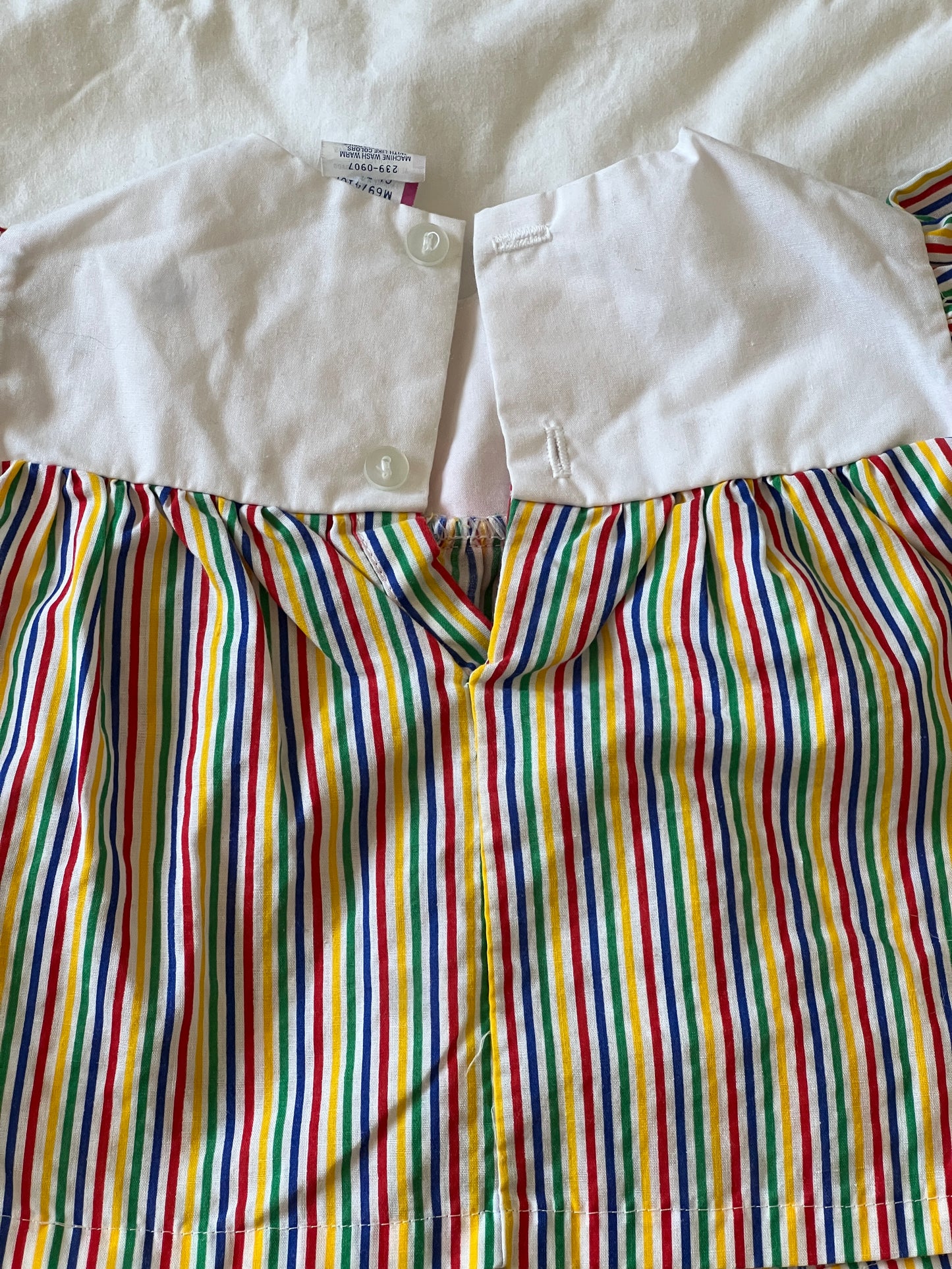 Rainbow Stripped Garden Dress (3/6mo)