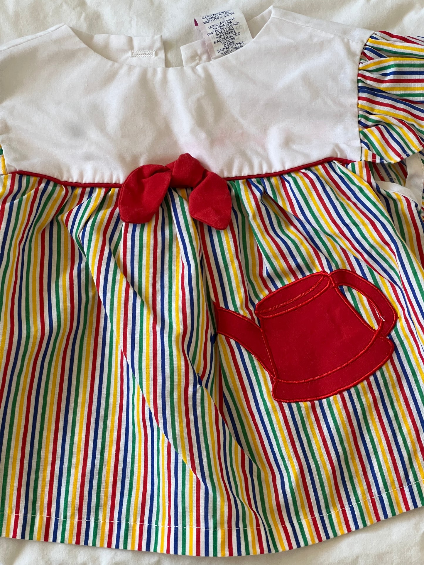Rainbow Stripped Garden Dress (3/6mo)