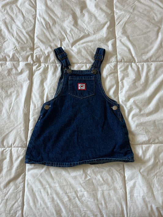 Liberty Denim Overall Dress (2T)