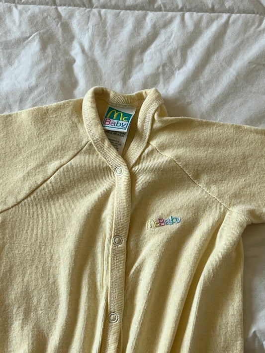 Yellow McBaby Onesie (9-24mo)
