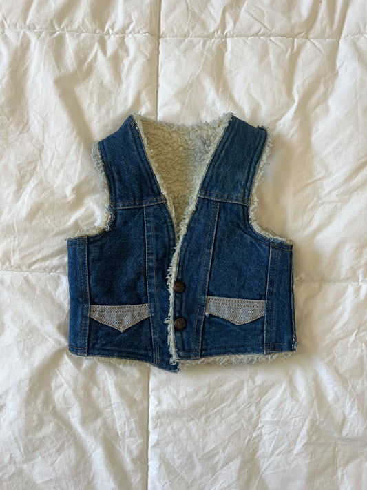 Vintage Denim Vest (2T)