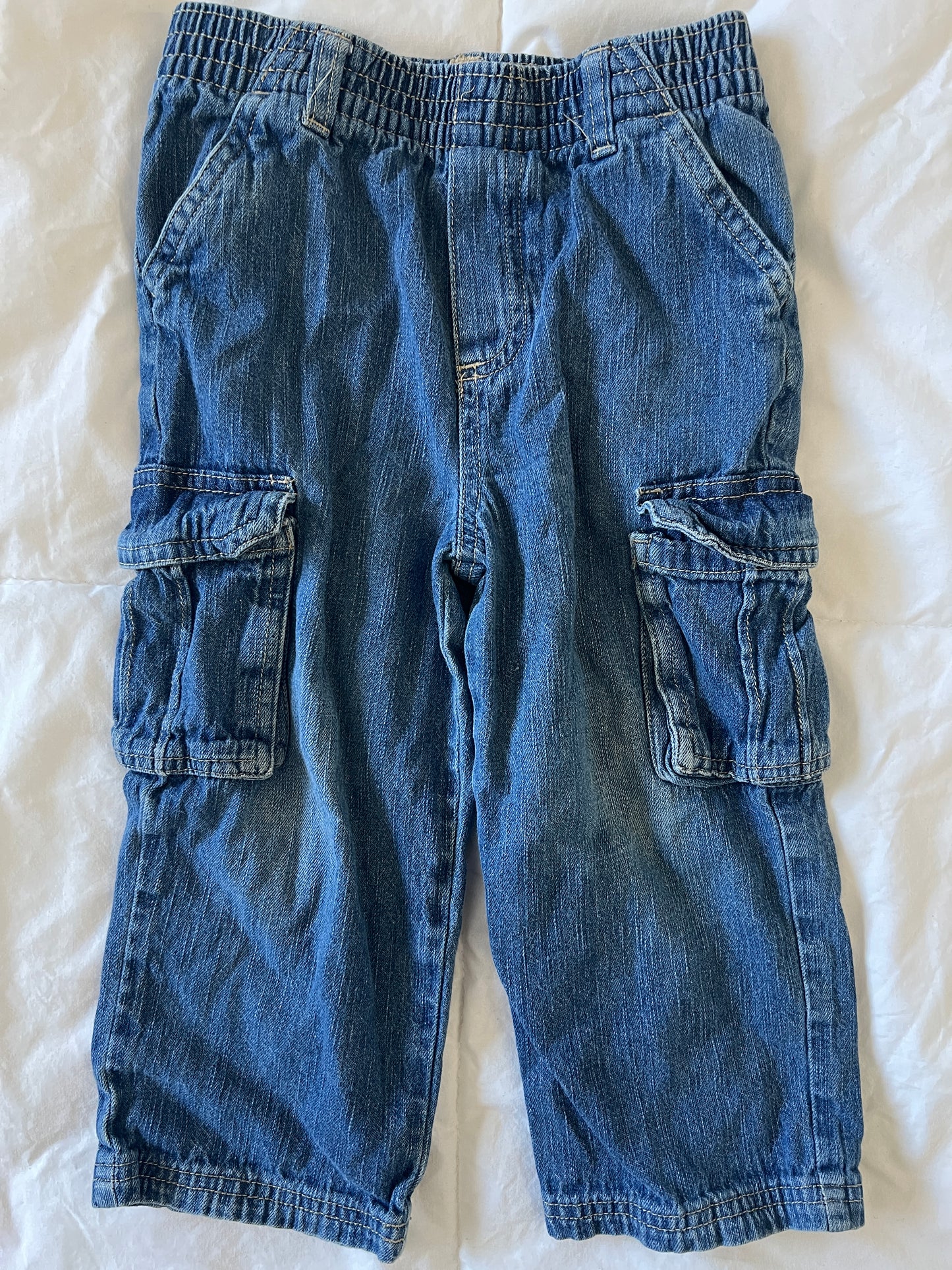Denim Cargo Jeans (3T)