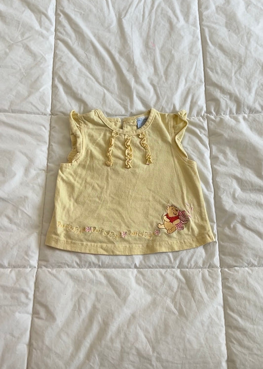 Yellow Winnie The Pooh Shirt (2T)