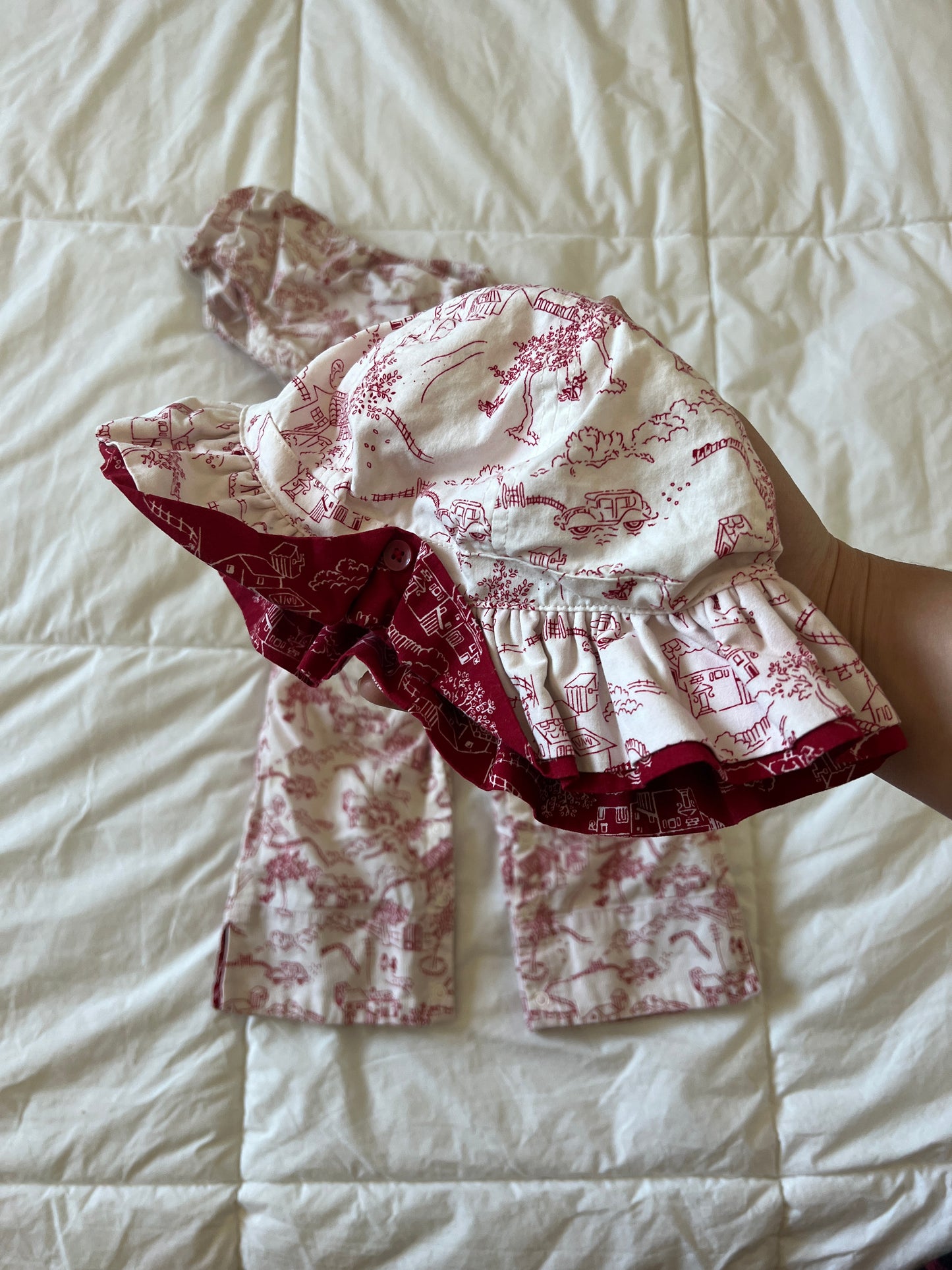 White and Red 3 Piece Set (12 months)