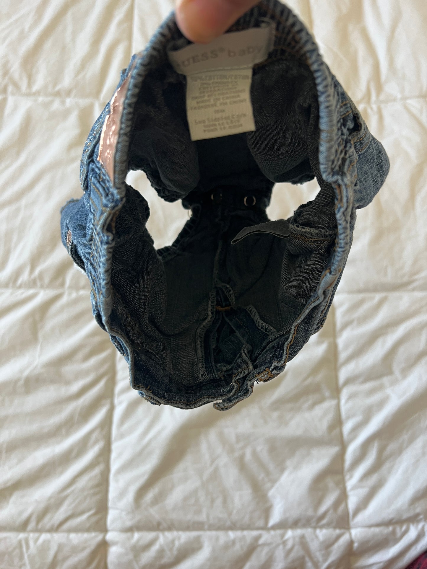 Guess Baby Denim White Lace Skort (18 mo)