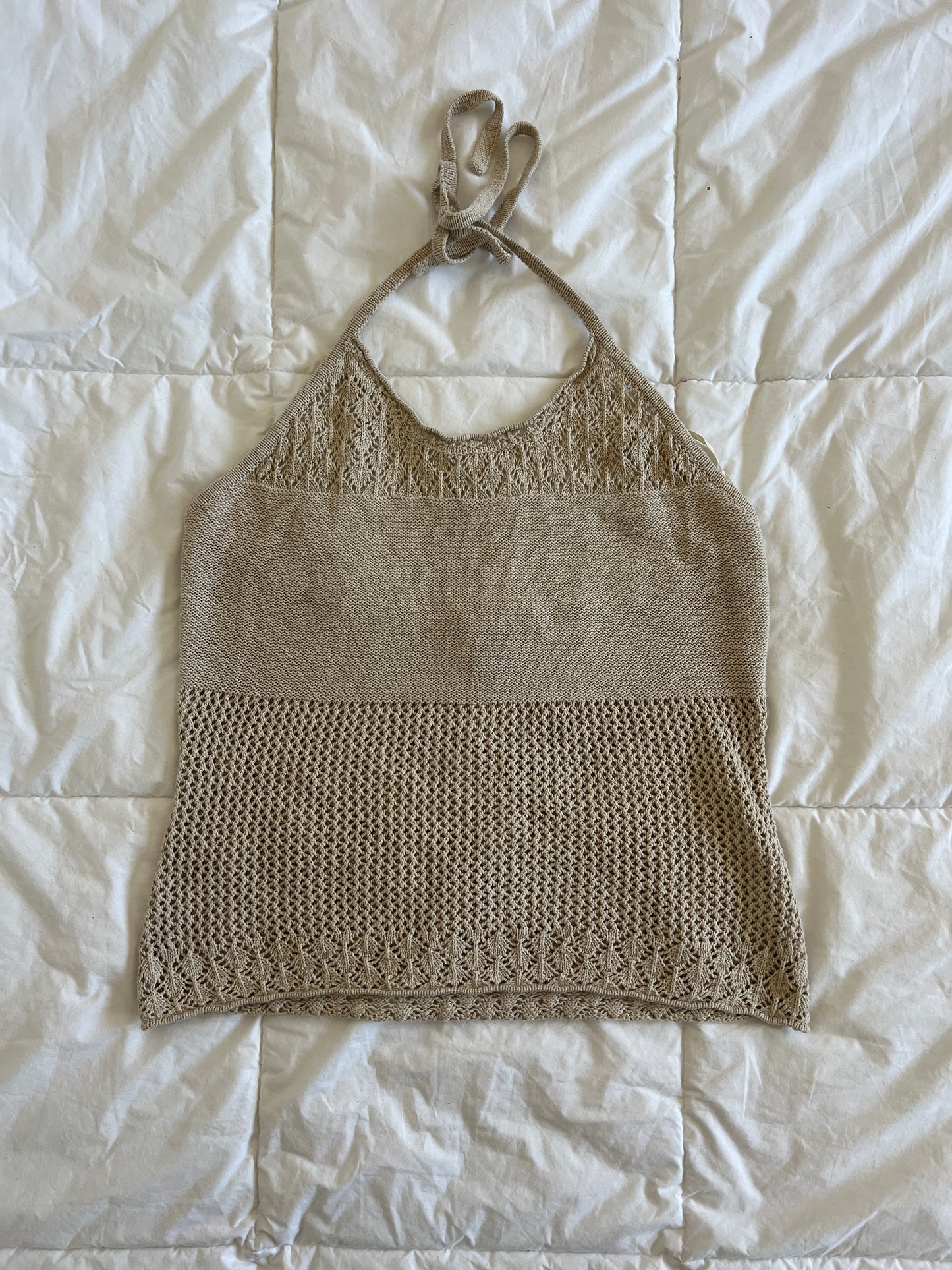 Y2k Crotchet Halter (xl)