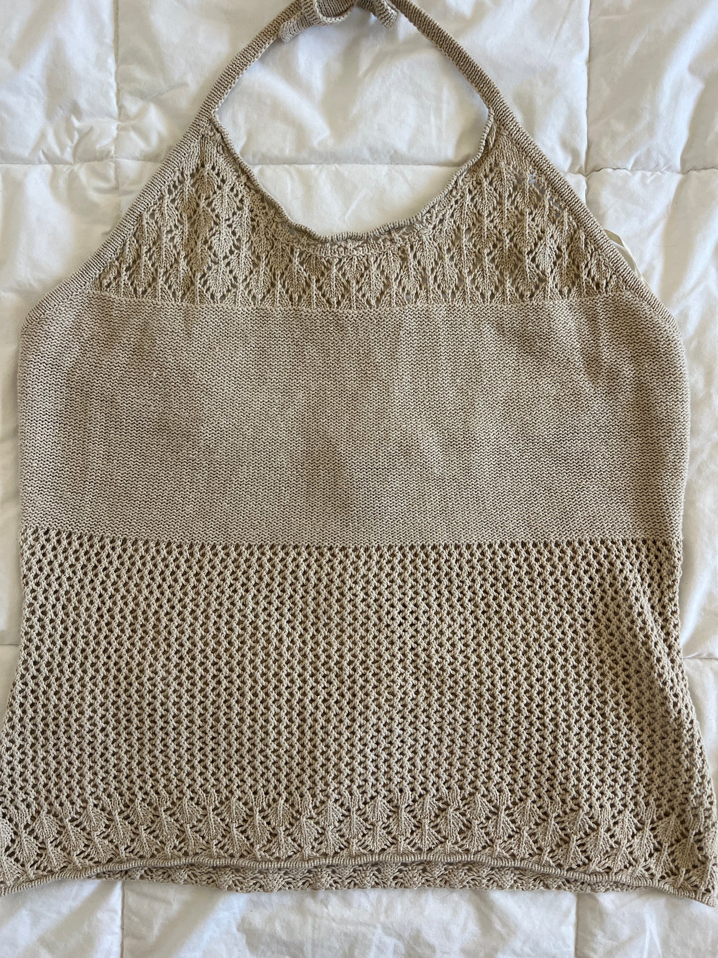 Y2k Crotchet Halter (xl)
