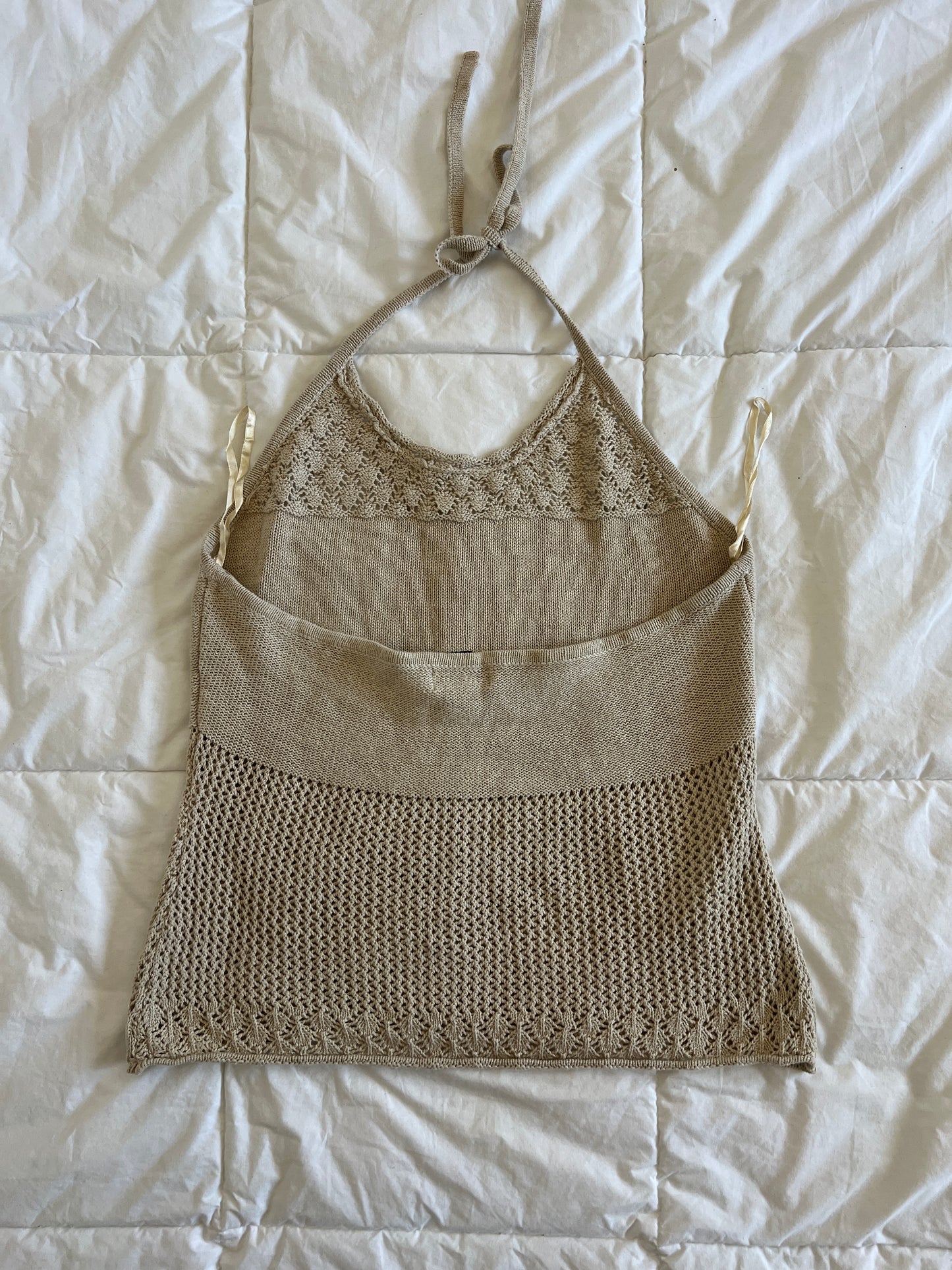 Y2k Crotchet Halter (xl)