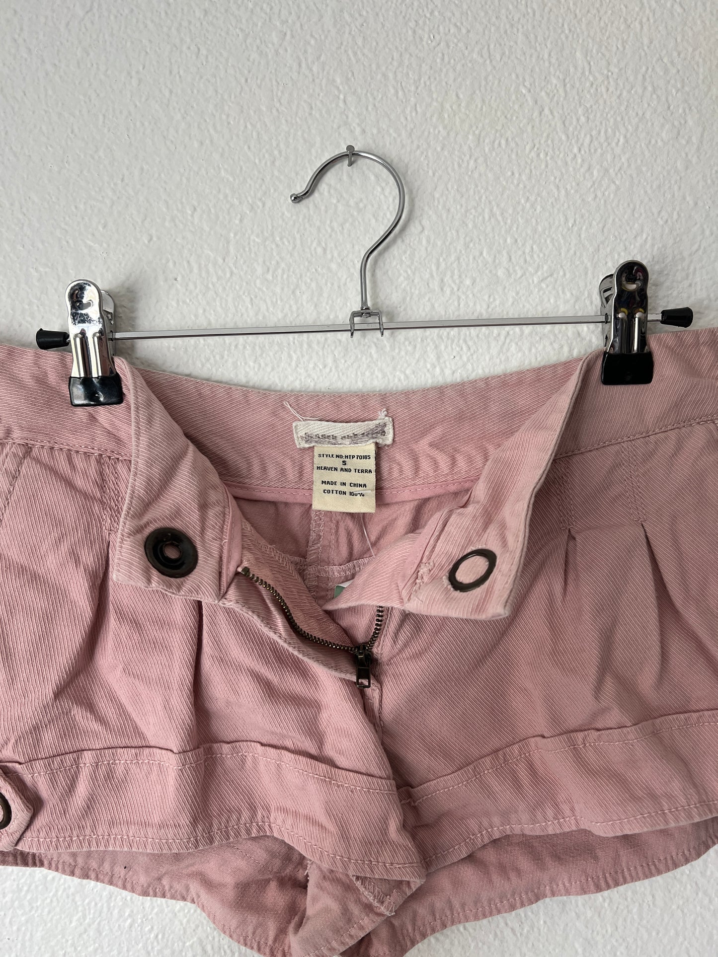 Y2k Pink Micro Shorts (s/m)