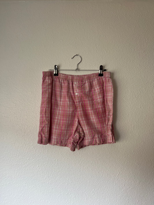Y2k Pink Boxer Shorts (s/m)
