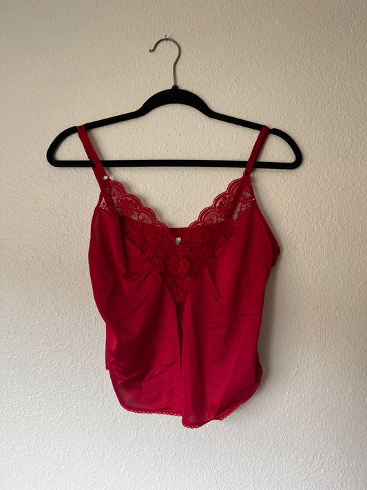 Red Lace Lingerie Top (xs/s)