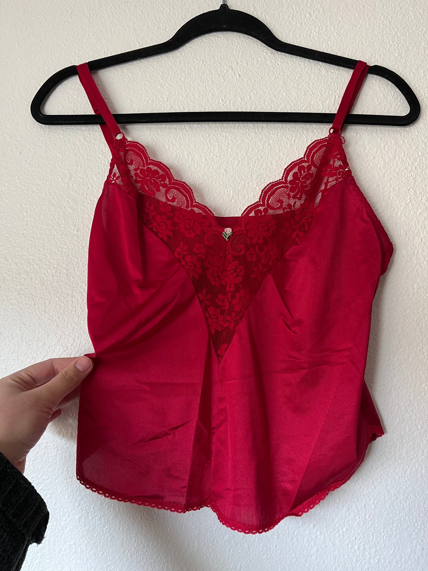 Red Lace Lingerie Top (xs/s)