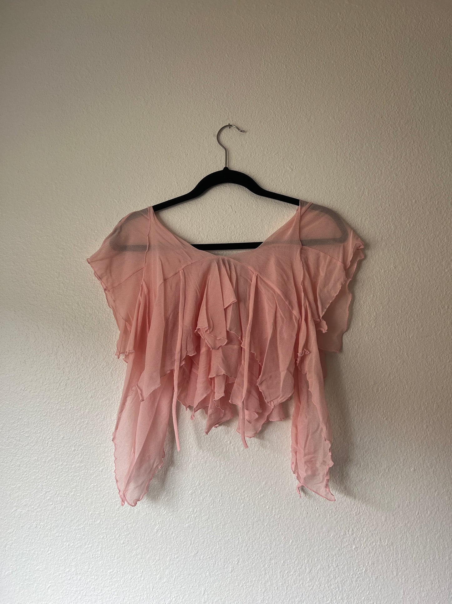Y2k Pink Jellyfish Top (s/m)