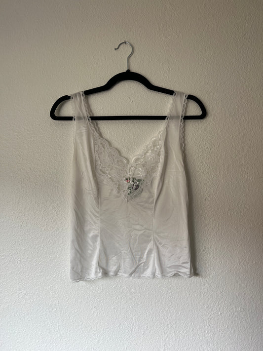 White Lace Lingerie Top (xs/s)