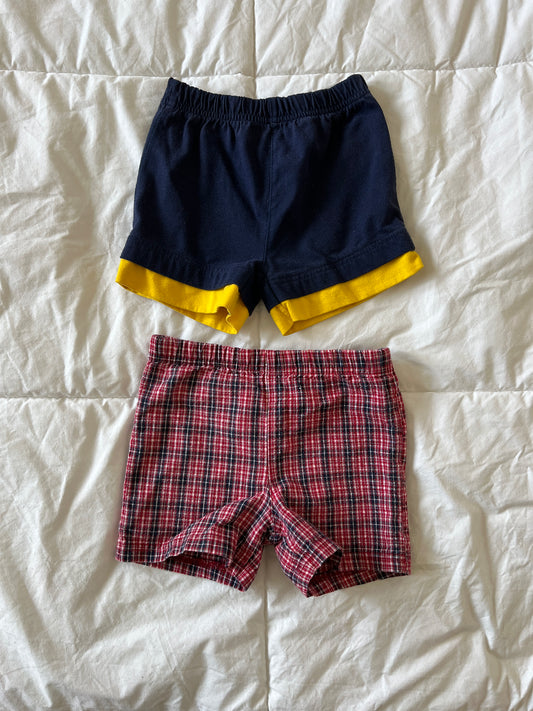 Vintage Baby Shorts x2 (18mo)