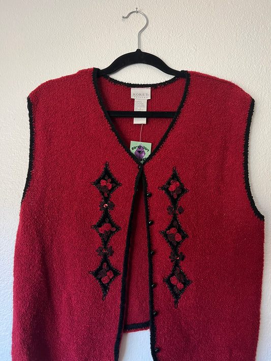 Vintage Rose Vest (l)